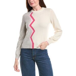 &Isla Womens  Jasmine Lightning 100% Cashmere Top, Grey